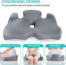 Load image into Gallery viewer, Premium Memory Foam Seat Cushion for Sciatica Relief - Portable &amp; Washable Cover