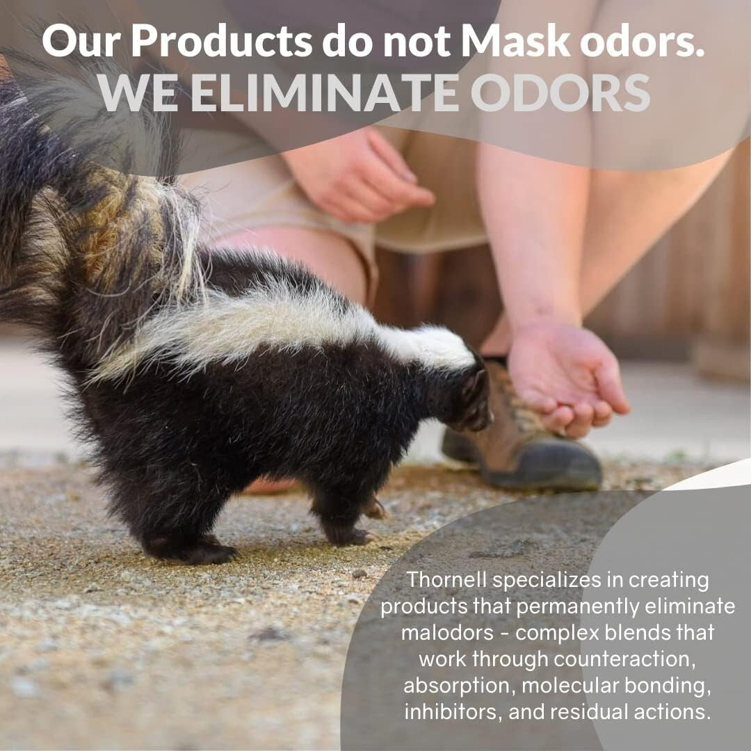 Mild Tearless Skunk Odor Remover Shampoo – Safe for Pets & Family - 1 Gallon
