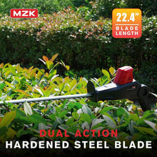 Load image into Gallery viewer, Effortless Trimming with Cordless 20V Hedge Trimmer &amp; Multi-Angle Adjustments