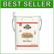 Load image into Gallery viewer, 30-Year Storage Hard White Wheat Pail - Ideal for Survival, Camping &amp; Daily Use