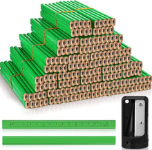 Load image into Gallery viewer, 200 Pcs Flat Carpenter Pencils &amp; Sharpeners - Perfect for Woodworking Precision