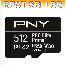 Load image into Gallery viewer, 512GB microSD Card - Magnet Proof, Waterproof, Shock Proof - 4K UHD Performance