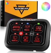 Load image into Gallery viewer, Customizable 6 Gang Waterproof Switch Panel with Solid State Relay Technology