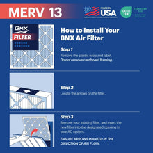 Load image into Gallery viewer, TruFilter MERV 13 Electrostatic Air Filters for Home &amp; Office - 6-Pack 18x20x1