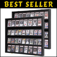 Load image into Gallery viewer, 36 Graded Sports Card Display Frames - UV-Protected and Sturdy Case 2 Pack