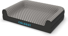 Load image into Gallery viewer, The Coldest Cozy - Medium Dog Bed with Cooling Gel, Anti-Slip &amp; Water-Resistant