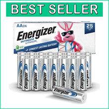 Load image into Gallery viewer, Premium Leak-Proof Ultimate Lithium AA Batteries - 24 Count, Perfect for Devices