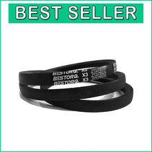 Load image into Gallery viewer, High Load Capacity V-Belts, 49" Wrapped Rubber, 10-pack - Ideal for Vacuums