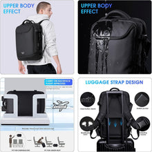 Load image into Gallery viewer, Water-Resistant 50L Compression Backpack with Laptop Compartment - Travel Ready