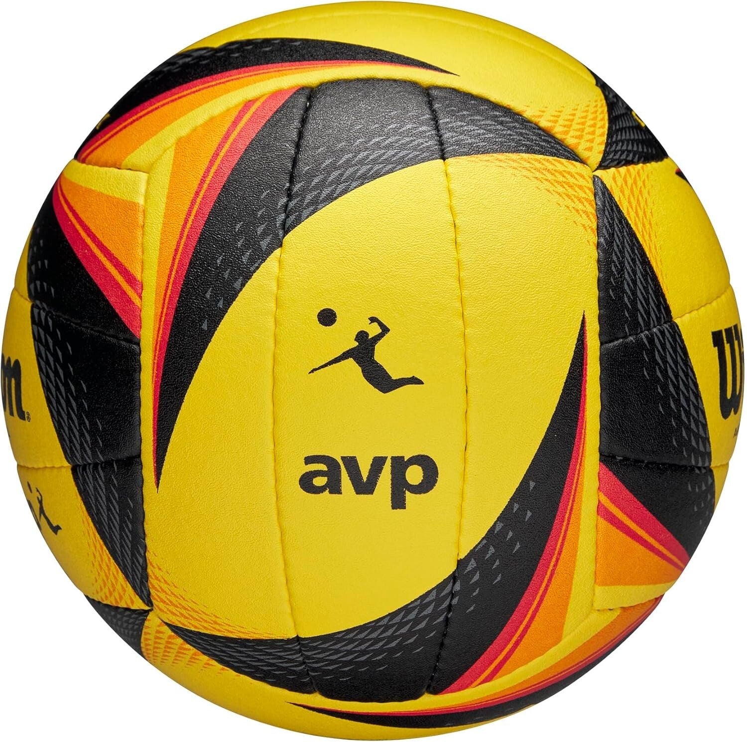 Lightweight AVP Game Volleyball - Official Yellow/Black for Competitive Play