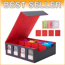 Load image into Gallery viewer, Multi-Functional Deck Box for 3000+ Cards with Magnetic Closure &amp; Supporters