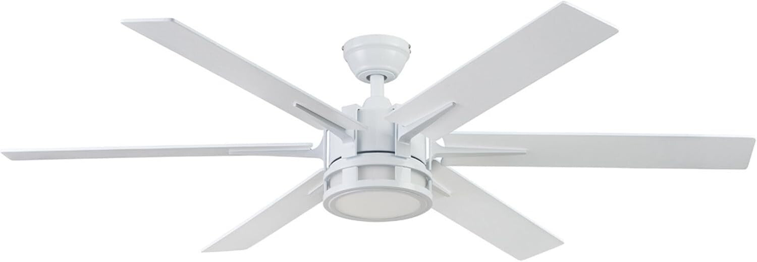 Reversible 56-Inch Ceiling Fan with LED Light and Remote – Perfect for Any Room