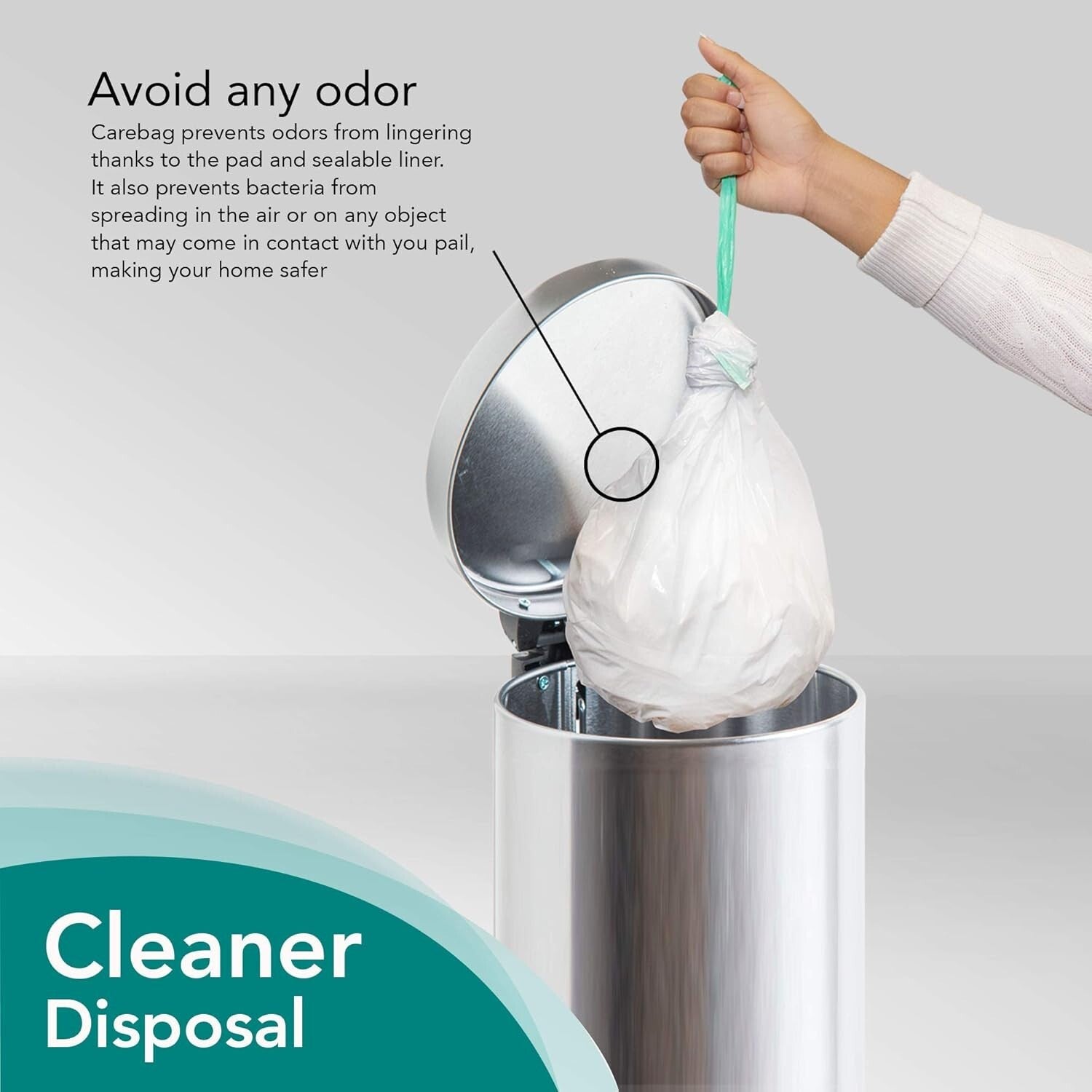 60pcs Disposable Commode Liners with Super Absorbent Pads for Total Hygiene