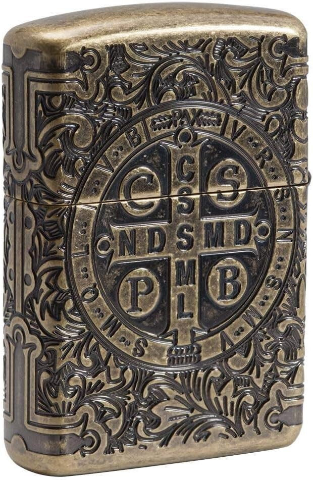 Lifetime Guarantee Brass Spiritual Windproof Lighter - Distinctive Click Sound