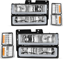 Load image into Gallery viewer, Weather-Sealed LED Headlights for 1994-1999 Chevy C/K Series, Impact-Resistant