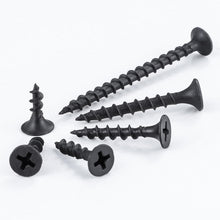 Load image into Gallery viewer, Durable 15 Lbs Coarse Threaded Black Screws - Ideal for Wood &amp; Drywall