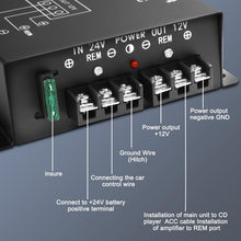 Load image into Gallery viewer, High-Performance 24V to 12V DC Converter - Lightweight with Intelligent Cooling