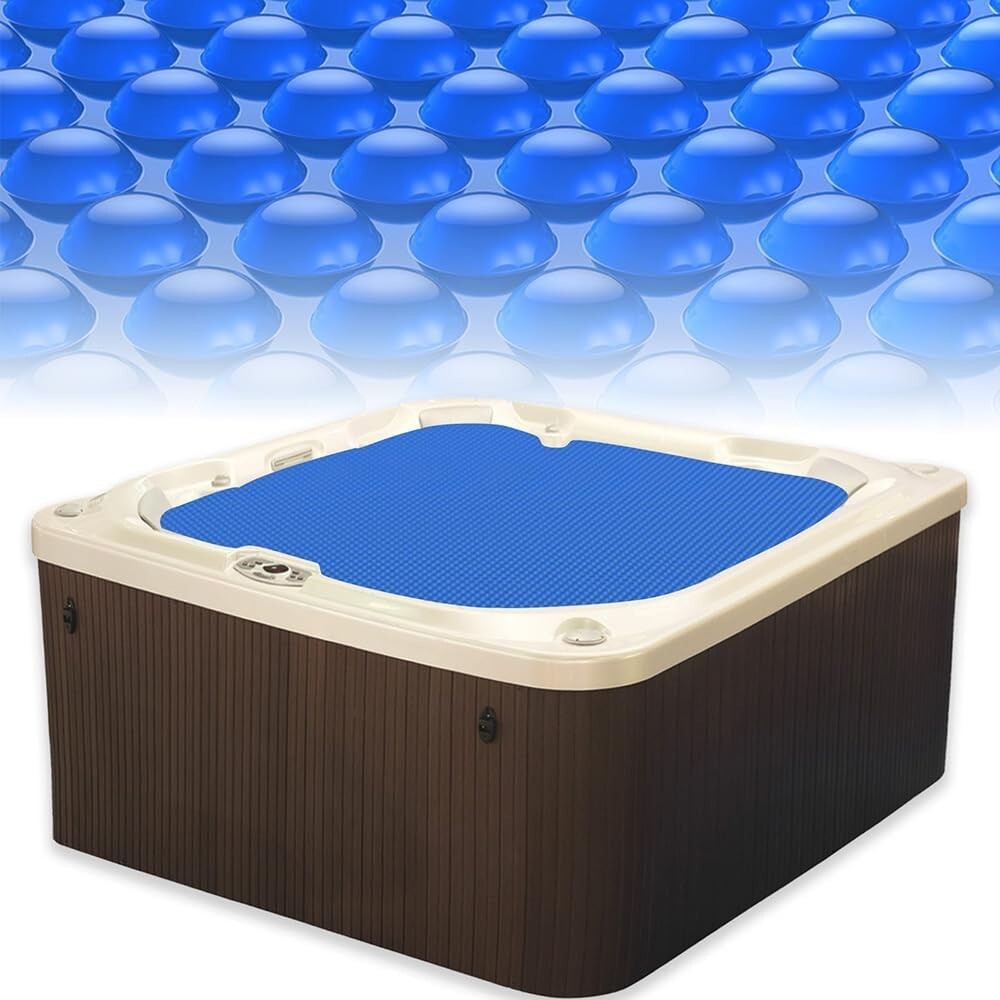 Energy-Saving Solar Pool Cover 12Mil: 6x6 Ft Blanket for Inground/Above-Ground