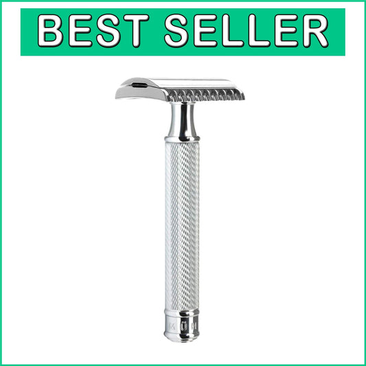 Double Edge Safety Razor with Premium Handle - Craftsmanship Meets Tradition