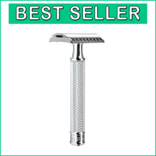 Load image into Gallery viewer, Double Edge Safety Razor with Premium Handle - Craftsmanship Meets Tradition
