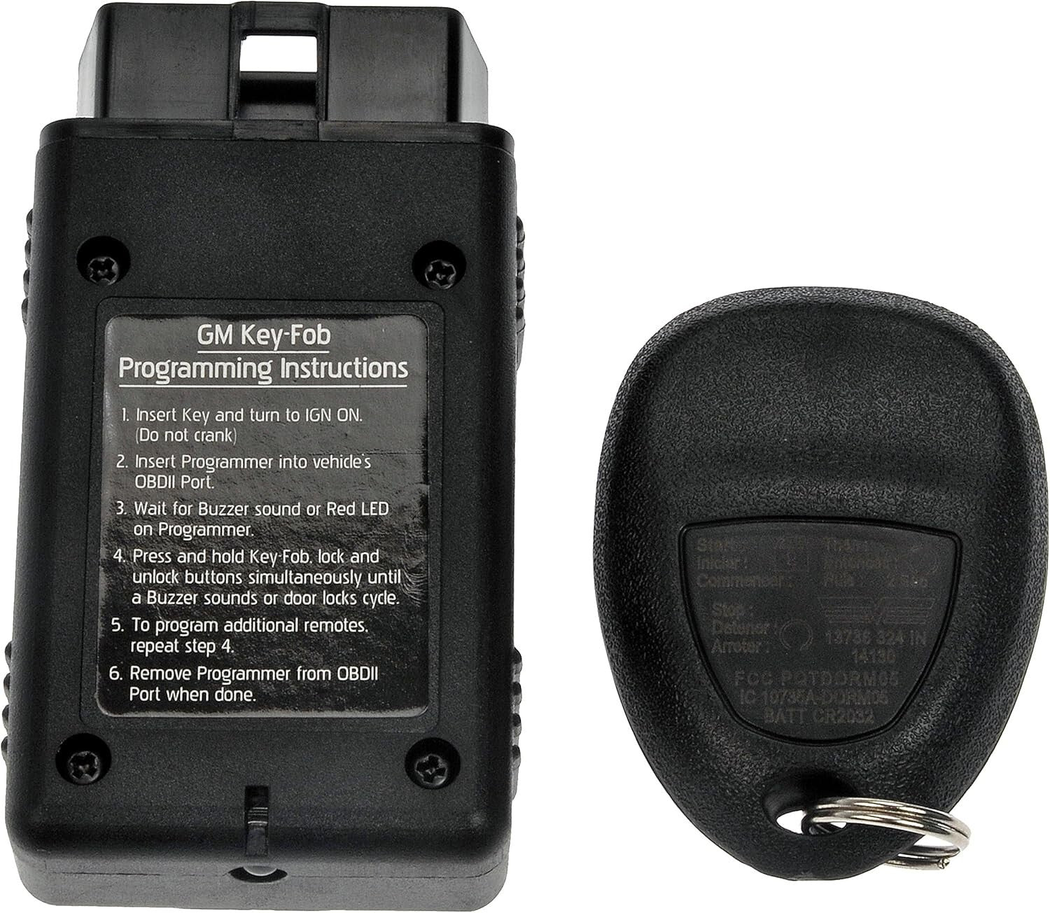 Compact 4-Button Key Fob Replacement - Ideal for Buick & Chevrolet Models