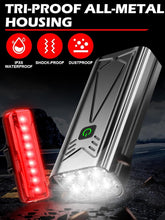 Load image into Gallery viewer, Stunning 800 Lumen USB Rechargeable Bike Lights Front &amp; Rear - Waterproof Design
