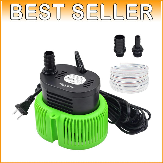 Ultra-Rapid Water Removal Pump with 16 ft Hose - 850 GPH Above Ground Solution