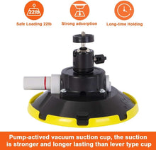 Load image into Gallery viewer, 6" Suction Cup Camera Mount with 360° Ball Head for Action Shots Anywhere