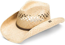 Load image into Gallery viewer, Summer Essential: Men's Straw Hat with 3 1/2 Inch Brim &amp; Cooling Ventilation