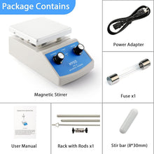 Load image into Gallery viewer, Multi-Functional Magnetic Stirrer Hot Plate with 716°F Heat and 2000mL Capacity