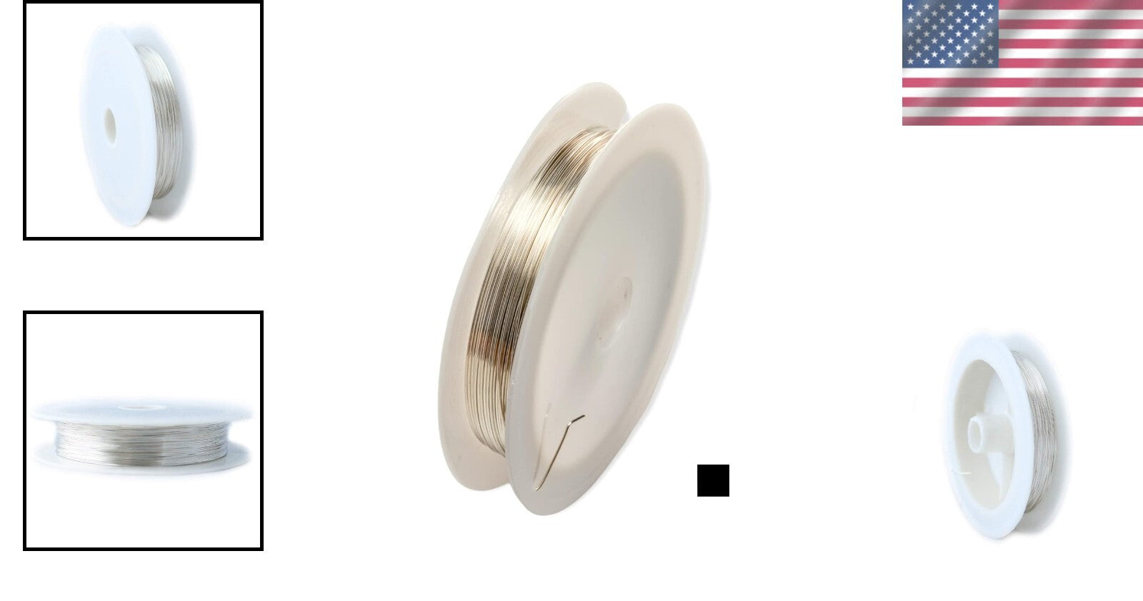 50FT 22 Gauge Dead Soft Sterling Silver Square Wire - Versatile Jewelry Supplies