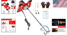 Load image into Gallery viewer, 2300W Portable Electric Cement Mixer with 6 Speed Settings for Versatile Mixing
