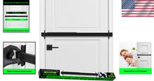 Load image into Gallery viewer, Lifetime Warranty Door Security Bar - Solid Metal with Finger Lock Feature