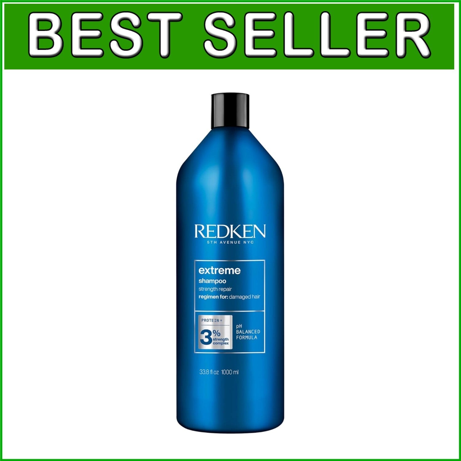 Extreme Protein Shampoo - Strengthen & Repair Damaged Hair with Citrus Essence