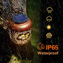 Load image into Gallery viewer, Unique Squirrel Solar Lanterns - 2-Pack Outdoor Waterproof Tabletop Lights