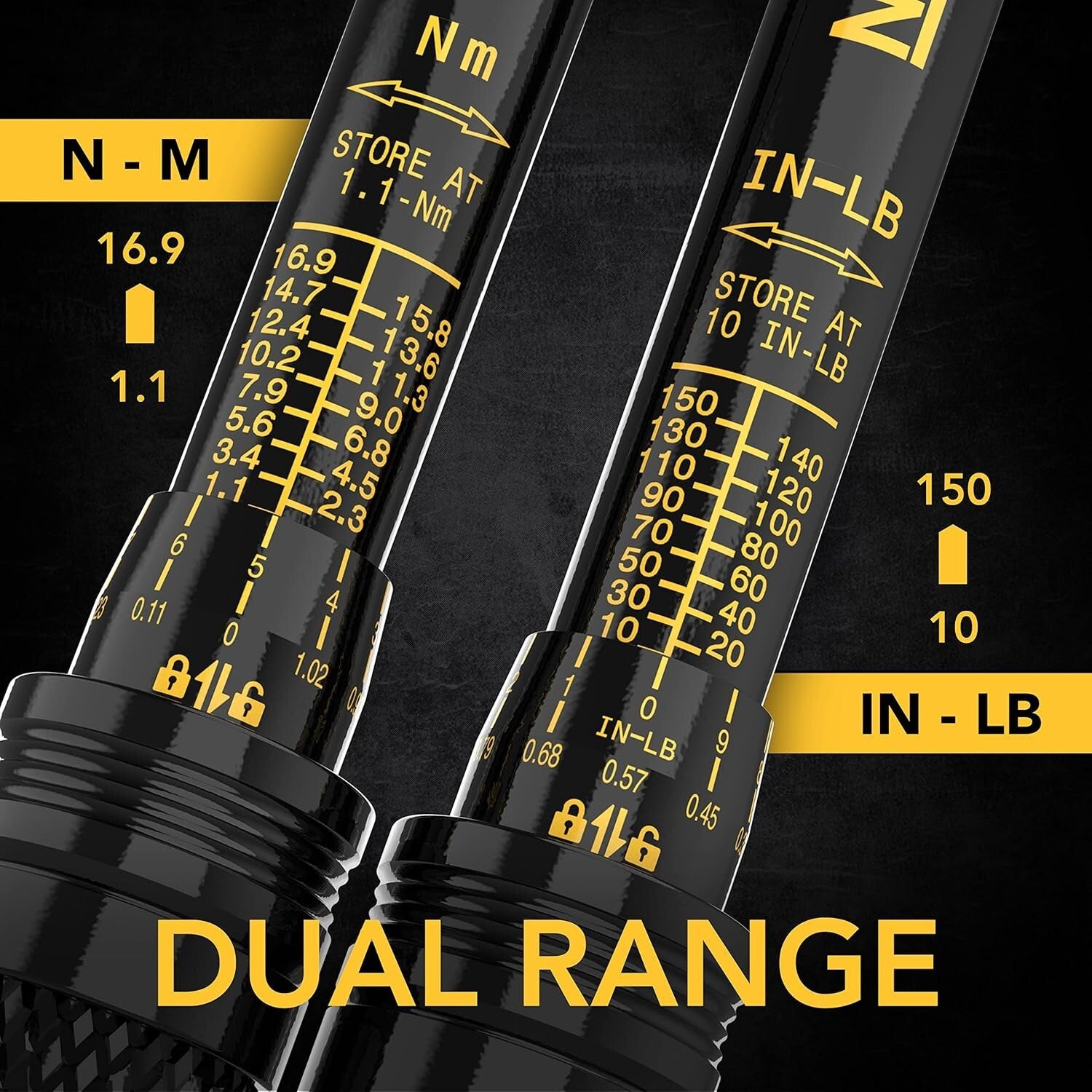 Precision 1/4-Inch Torque Wrench with 72-Tooth Gear & Zippered Case - 10-150 ...