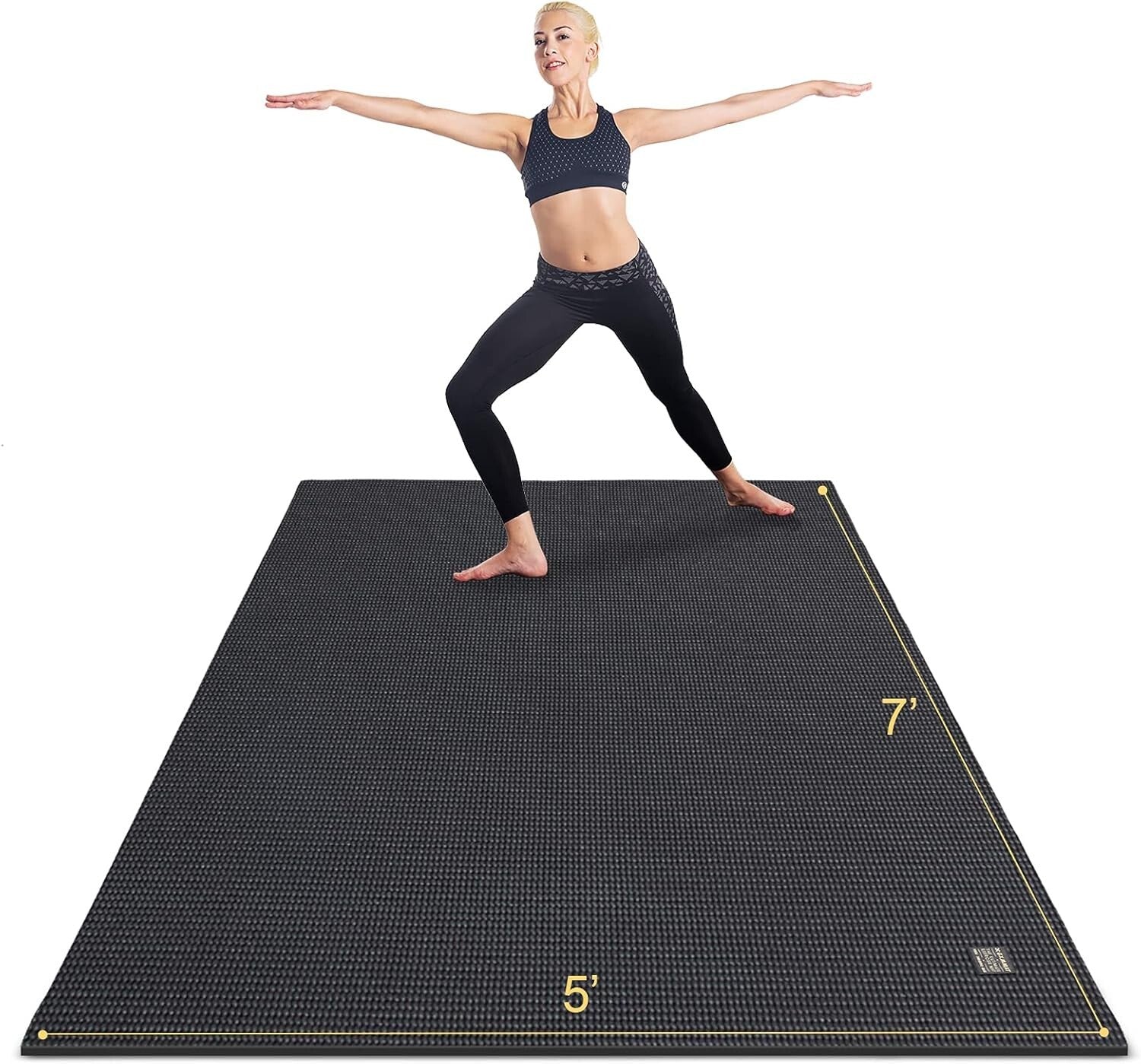 Durable 9mm Memory Foam Yoga Mat - Perfect for Yoga, Pilates, and Meditation