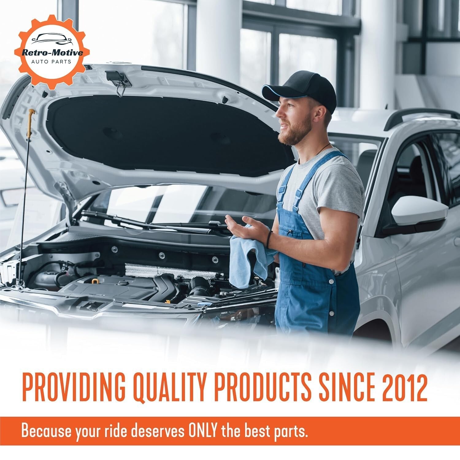 Rust-Resistant Body Bolts & U-Nut Clips - Black Phosphate, 1/4-20 x 1, 50 Pieces