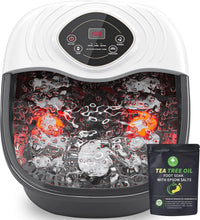 Load image into Gallery viewer, Spa-Quality Foot Massager with Adjustable Heat &amp; Epsom Salt - Family Friendly