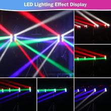 Load image into Gallery viewer, Sound Activated 8x3W RGBW Moving Head Light - Ideal for Parties, Weddings, Clubs