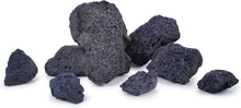 Load image into Gallery viewer, Porous Black Lava Stones (3-10in, 16lbs) - Perfect for Aquarium Setup and Health