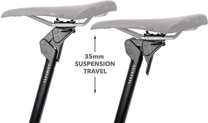 Adjustable Shock-Absorbent Seatpost: Comfortable Ride for Gravel & Hybrid Bikes