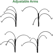 Load image into Gallery viewer, Versatile 4-Arm Hanging Plant Stand - Adjustable Hooks for Indoor &amp; Outdoor Use