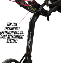 Load image into Gallery viewer, Durable Compact Golf Push Cart - Innovative Folding with Cup &amp; Umbrella Holder