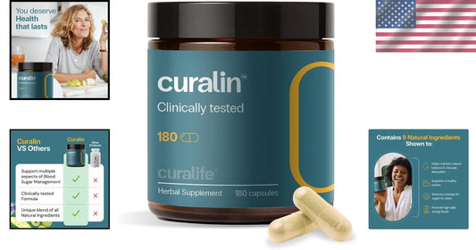 Effective CuraLin Capsules - 100% Natural, Clinically Tested | 3 Month Supply