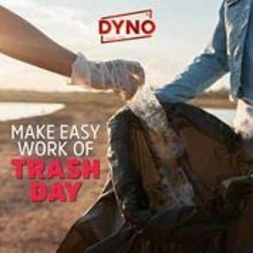 Durable 2 Mil Black Trash Bags - 25 Count for Industrial & Residential Waste