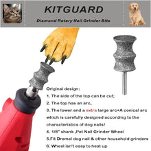 Load image into Gallery viewer, Premium Dog Nail Grinder Bits for Dremel - Safe and Painless Grooming