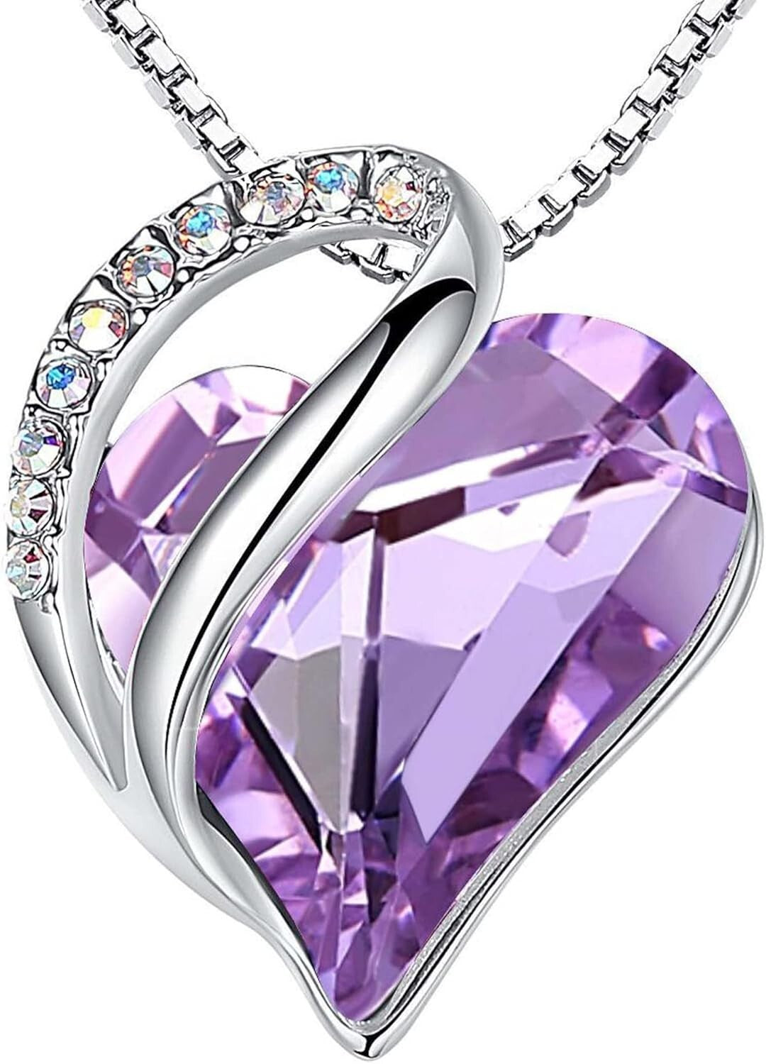 Delicate Infinity Love Pendant Necklace with Birthstone - Mother's Day Jewelry