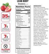 Load image into Gallery viewer, Strawberry Hi-Protein Shake by Lean Body - 35g Protein, Award-Winning Taste