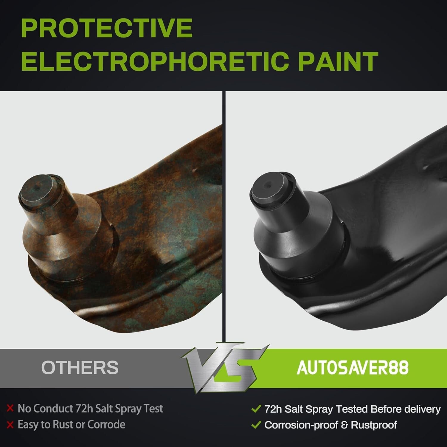 Durable Front Lower Control Arms and Ball Joints - Compatible with Nissan Rogue